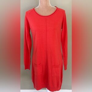 AND Vibrant Red Long Sleeve Tunic